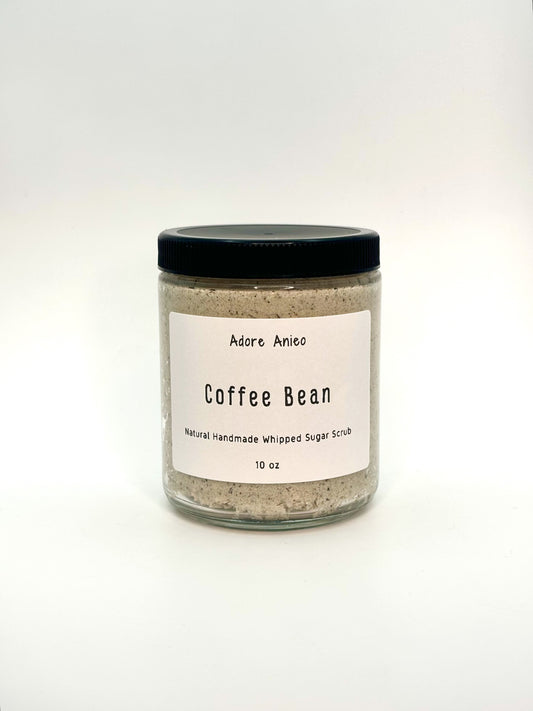 Coffee Bean Sugar Scrub | Whipped Body Scrub