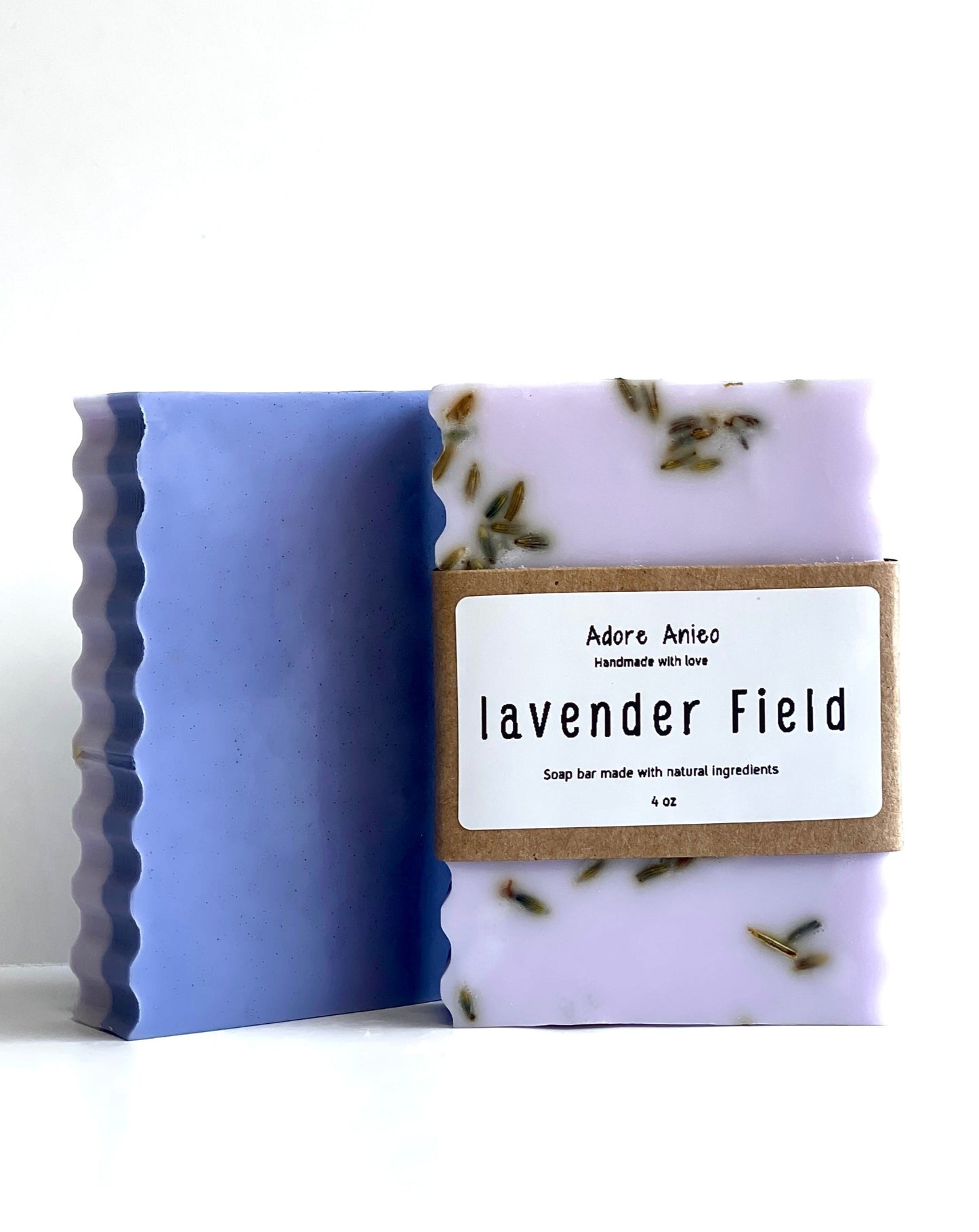 Lavender Field Natural Soap Bar adoreanieo
